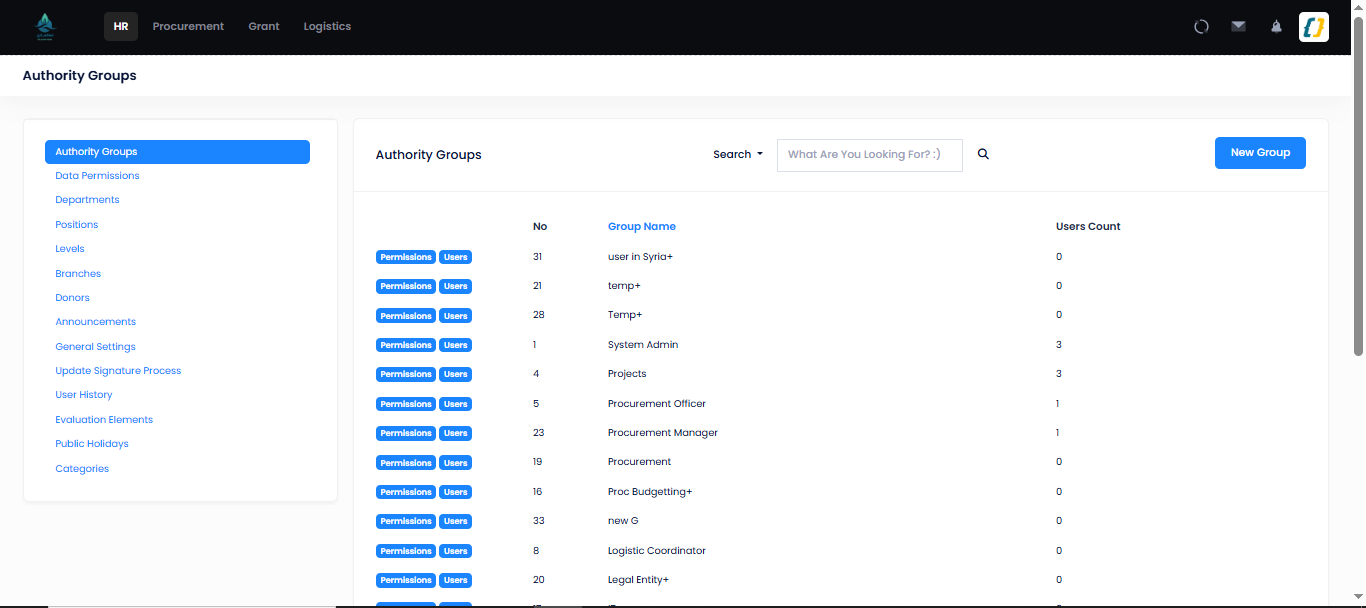 The authenticated navigation shell